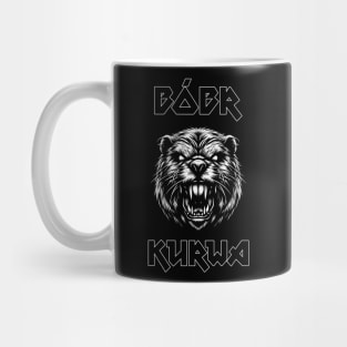 Metal Bóbr Ku&#a | Bobr Bober Beaver Biber Mug